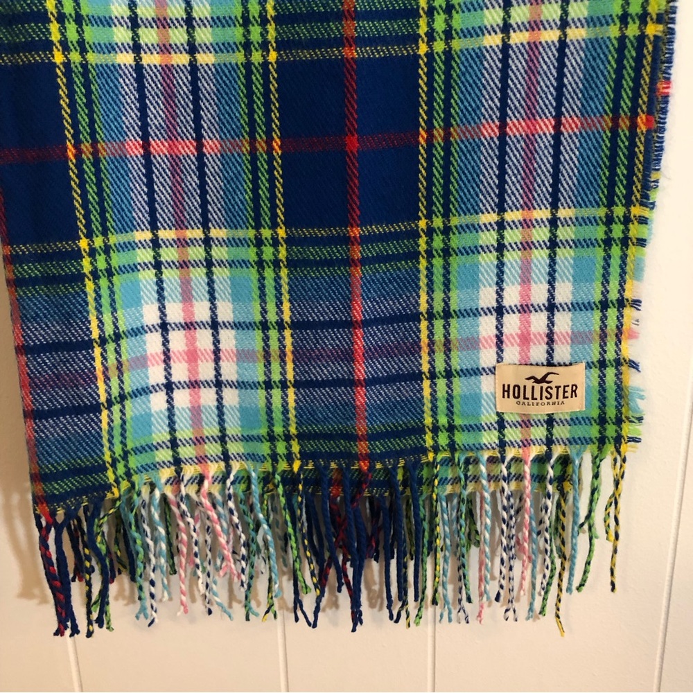 Hollister Plaid Winter Scarf
